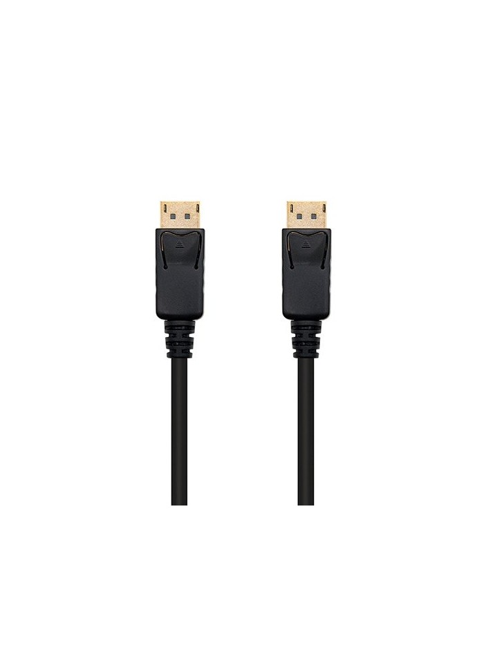 Cable displayport m - m 3m nanocable negro retail dp - m - dp - m - 3m - conectores oro - 5.4 gbits Cable displayport m - m 3m nanocable negro retail dp - m - dp - m - 3m - conectores oro - 5.4 gbits