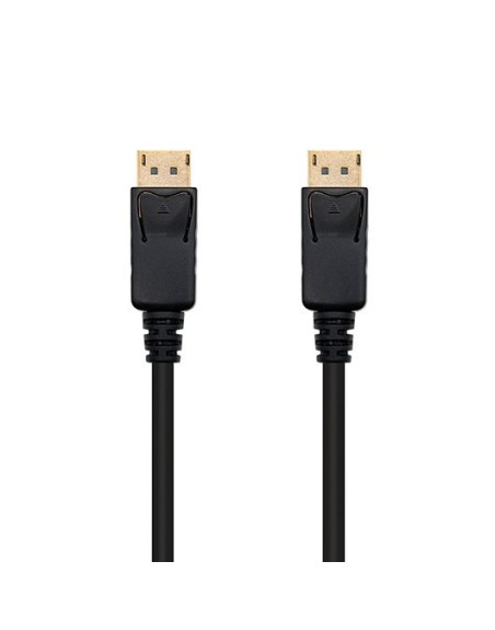 Cable displayport m - m 3m nanocable negro retail dp - m - dp - m - 3m - conectores oro - 5.4 gbits