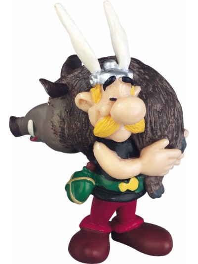 Figura plastoy asterix & obelix asterix con jabali pvc