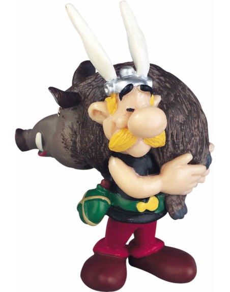 Figura plastoy asterix & obelix asterix con jabali pvc