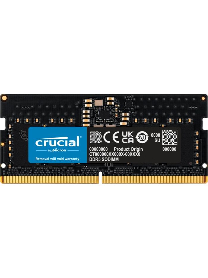 Memoria ram ddr5 8gb crucial - sodimm - 4800 mhz - pc5 38400 cl40 Memoria ram ddr5 8gb crucial - sodimm - 4800 mhz - pc5 38400 cl40