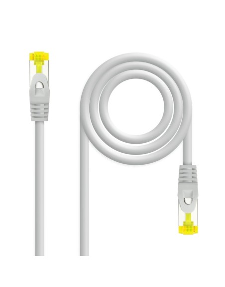 Latiguillo cable red lszh - sftp cat.6a rj45 nanocable 1m gris