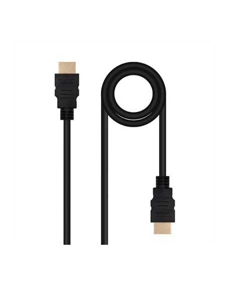 Cable nanocable hdmi v2.0 4k@60hz 18gbps a - m - a - m - 1.5 m - negro
