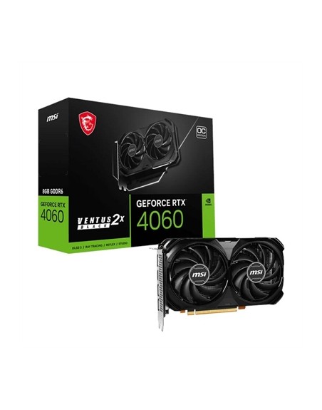 Tarjeta grafica msi vga nvidia rtx 4060 ventus 2x black 8g oc
