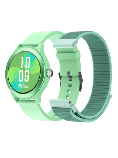 Smartwatch spc smartee duo vivo 1.27 pulgadas verde + correa