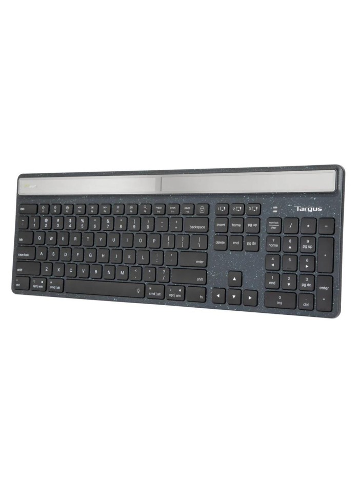 Teclado inalambrico targus akb868es ecosmart solar keyboard antimicrobiano bluetooth full size usb - c negro Teclado inalambrico targus akb868es ecosmart solar keyboard antimicrobiano bluetooth full size usb - c negro