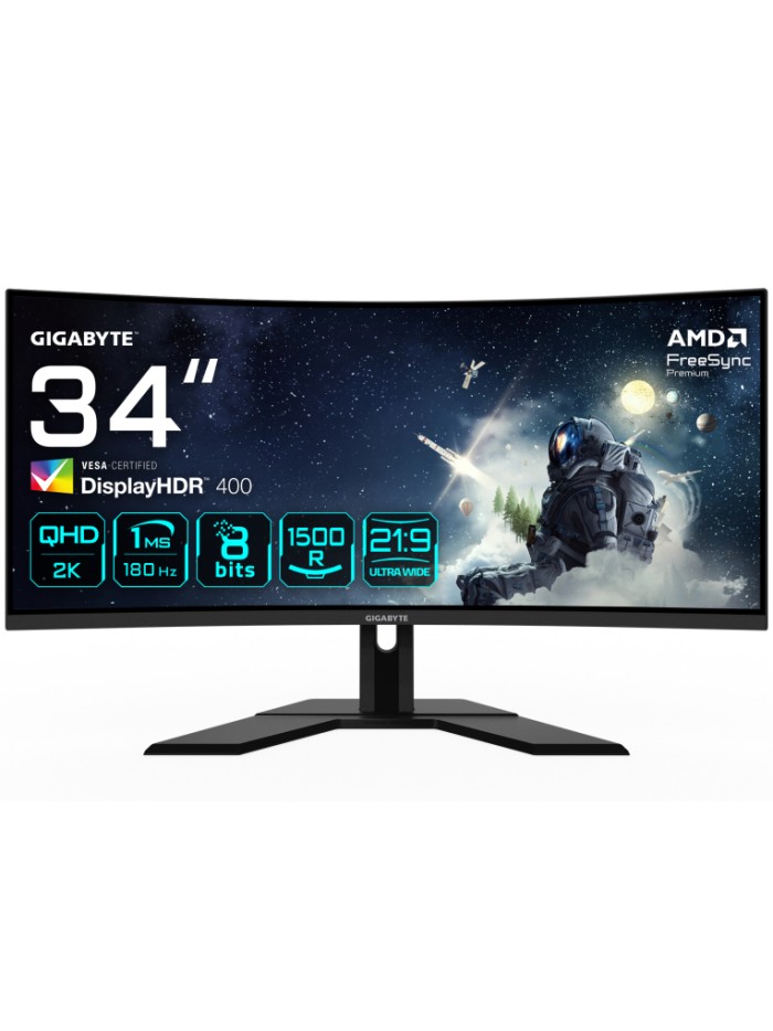 Monitor gaming gigabyte g34wqcp 34 pulgadas 3440x1440 va 1500r Monitor gaming gigabyte g34wqcp 34 pulgadas 3440x1440 va 1500r