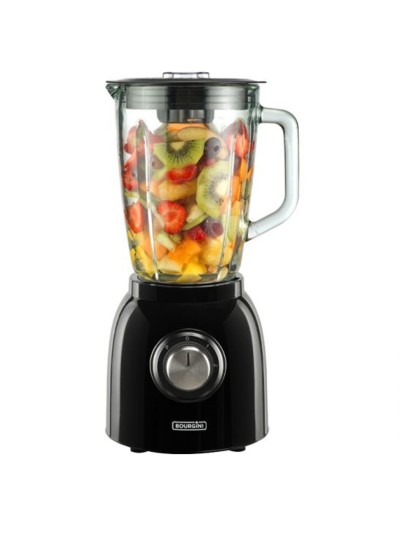 Batidora de vaso bourgini nostalgic black 1.5l
