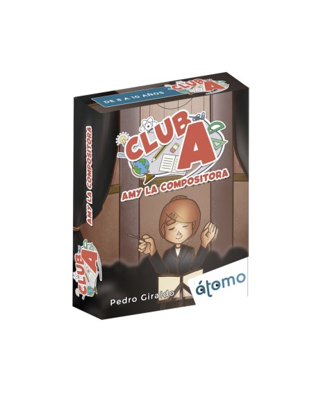 Juego de mesa átomo games club a: amy la compositora pegi 8