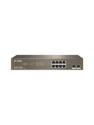 Switch 10 puertos ip - com 8 puertos gigabit ethernet 2 puertos sfp