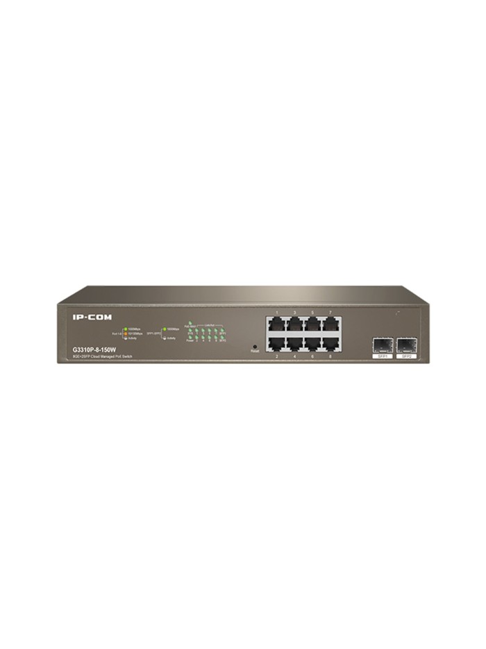Switch 10 puertos ip - com 8 puertos gigabit ethernet 2 puertos sfp Switch 10 puertos ip - com 8 puertos gigabit ethernet 2 puertos sfp