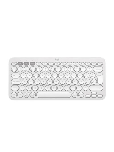 Teclado logitech pebble keys 2 k380s inalambrico blanco