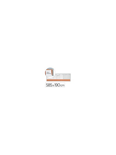 Planificador semanal nobo magnetico + tablero corcho horizontal con marco de aluminio 585x190 mm