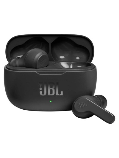 Auriculares inalambricos jbl wave 200 black color negro