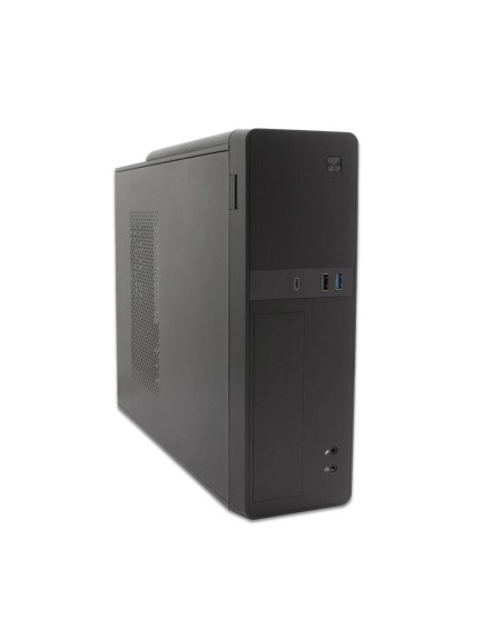 Caja ordenador sobremesa coolbox microatx slim t310 usb - c lector de tarjetas fuente sfx 300w bronze incluida