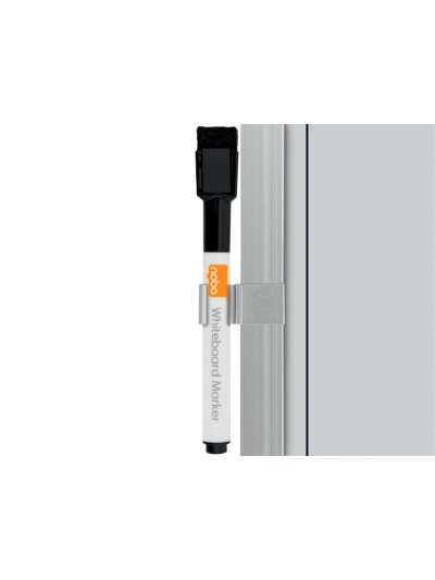 Planificador semanal nobo magnetico + tablero corcho horizontal con marco de aluminio 585x190 mm