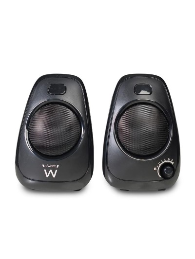 Altavoces ewent 2.0 ew3527 negro