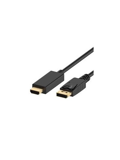 Cable ewent displayport 1.2 a hdmi gold plated de 3m