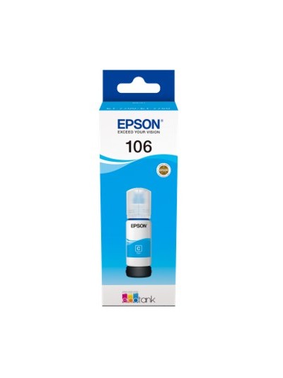 Cartucho tinta epson c13t00r240 106 ecotank cyan ink et - 7700 - et - 7750