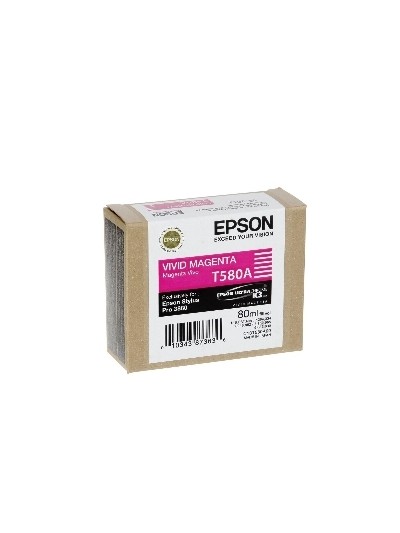 Cartucho tinta epson t580a magenta vivo 80ml stylus pro 3880