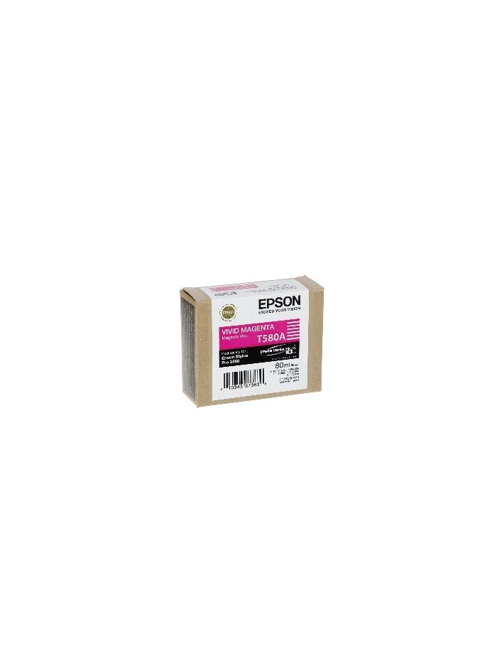 Cartucho tinta epson t580a magenta vivo 80ml stylus pro 3880 Cartucho tinta epson t580a magenta vivo 80ml stylus pro 3880
