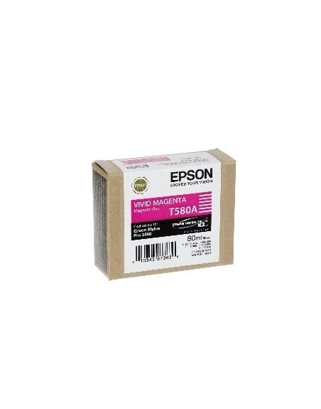 Cartucho tinta epson t580a magenta vivo 80ml stylus pro 3880