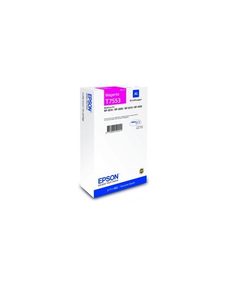 Cartucho tinta epson c13t755340 magenta xl 4000 paginas