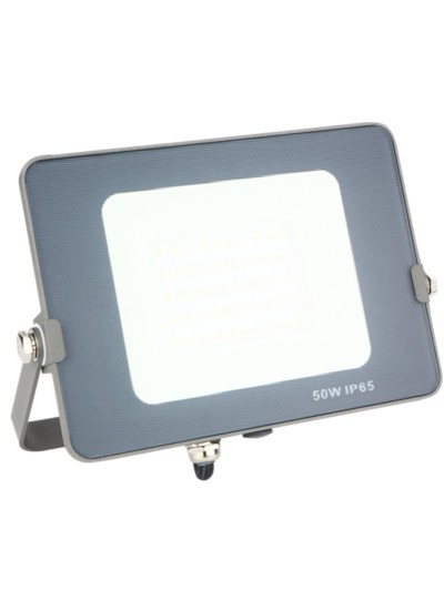 Foco proyector led silver electronics forge ips 65 30w - 5700k luz fria - 2400lm color gris
