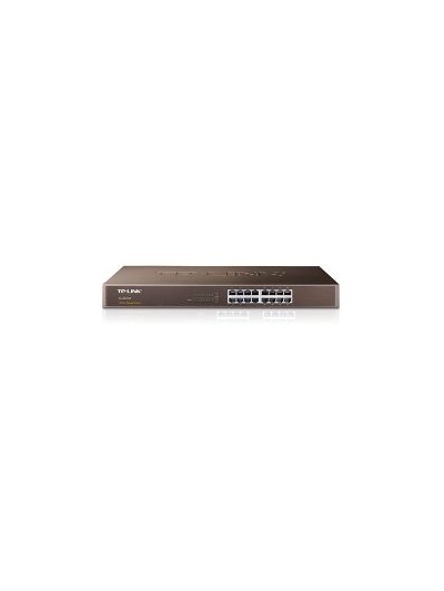 Switch 16 puertos 10 - 100 - 1000 rack 19 pulgadas tp - link
