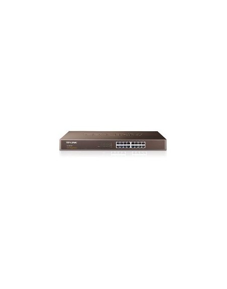 Switch 16 puertos 10 - 100 - 1000 rack 19 pulgadas tp - link