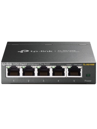 Switch 5 puertos 10 - 100 - 1000 tp - link gris