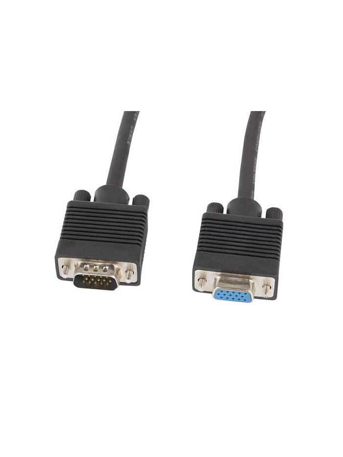 Cable lanberg vga macho hembra ferrita negro 3 m Cable lanberg vga macho hembra ferrita negro 3 m