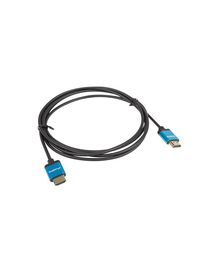 Cable hdmi lanberg macho - macho v2.0 4k slim 1m negro Cable hdmi lanberg macho - macho v2.0 4k slim 1m negro