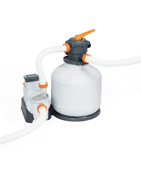 Bestway 58486 - bomba de filtro de arena flowclear de 9800 l - h para piscinas fuera tierra