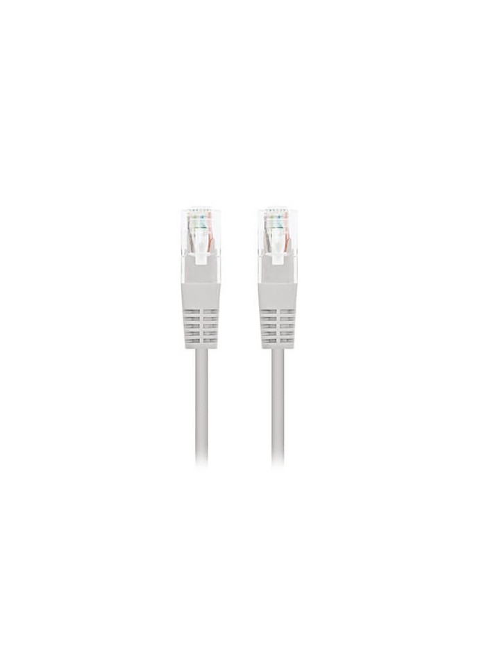 Cable red nanocable latiguillo rj45 utp cat6 0.3m gris 30cm Cable red nanocable latiguillo rj45 utp cat6 0.3m gris 30cm