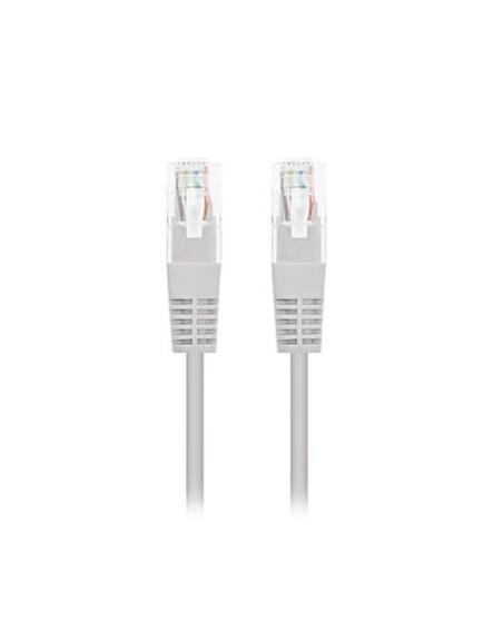 Cable red nanocable latiguillo rj45 utp cat6 0.3m gris 30cm