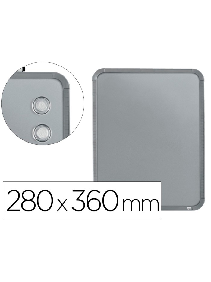 Pizarra nobo magnetica para el hogar acero marco slim plata 280x360 mm Pizarra nobo magnetica para el hogar acero marco slim plata 280x360 mm