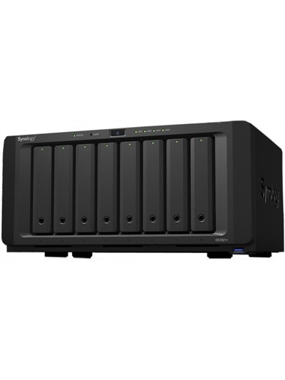 Servidor nas synology disk station ds1821+ 4 gb 8 bahias raid ethernet gigabit