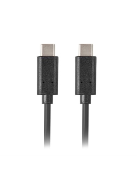 Cable usb tipo c 3.1 gen 1 lanberg 0.5m - macho - macho - negro
