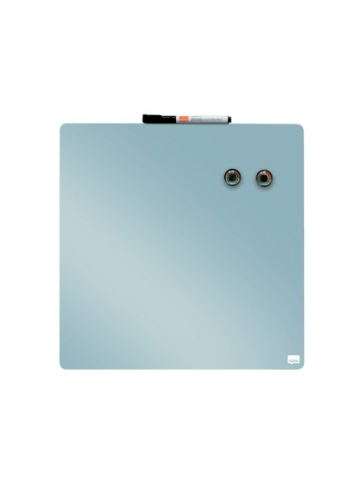 Pizarra nobo magnetica para el hogar color gris 360x360 mm