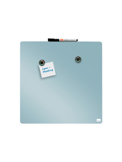 Pizarra nobo magnetica para el hogar color gris 360x360 mm