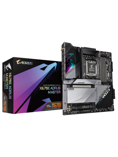 Placa base gigabyte x670e aorus master am5 atx - 4x ddr5 - 6x sata 6gb - s - 8x usb 3.2 - 2x usb tipo c - 2x usb 2.0