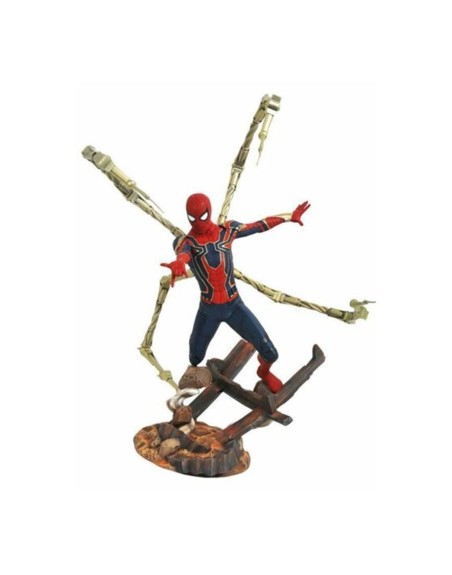 Figura diamond select toys marvel premier collection avengers 3 iron spider - man