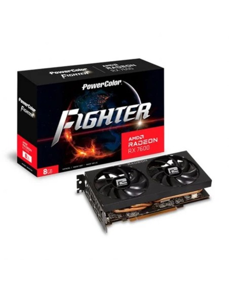 Tarjeta grafica powercolor radeon rx 7600 fighter 8gb gddr6
