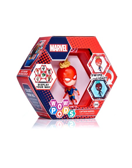 Figura wow! pod marvel - captain marvel