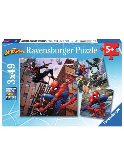 Puzzle ravensburger spiderman 3x49
