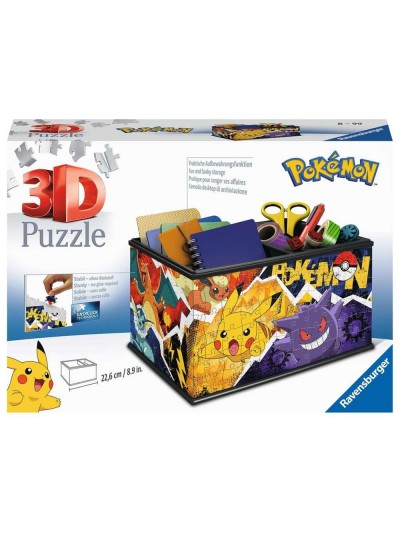 Puzzle 3d ravensburger storage box - pokemon