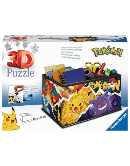 Puzzle 3d ravensburger storage box - pokemon