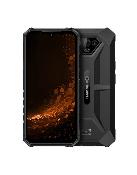 Telefono movil smartphone rugerizado hammer iron v 6gb + 6gb + 64gb negro