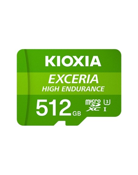 Tarjeta micro sd kioxia 512gb exceria high endurance uhs - i c10 r98 con adaptador